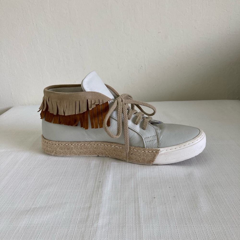 Bagatt Italy high cut fringe sneakers leather 37